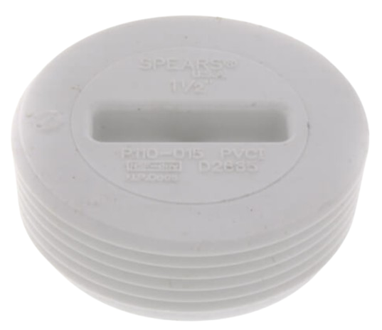 Spears PVC DWV Flush Cleanout Plug (MPT)