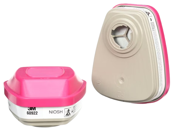 3M Acid Gas P100 Combination Cartridge Filter (2-Pack)