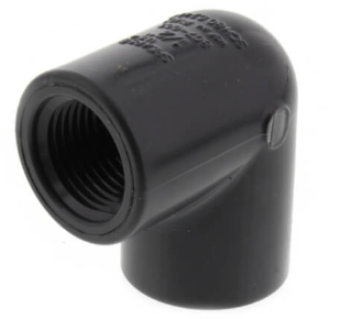 Schedule 80 PVC 90° Elbow (S x FPT)