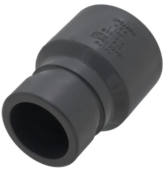 Schedule 80 PVC Grooved Coupling Adapter (Groove x Socket)