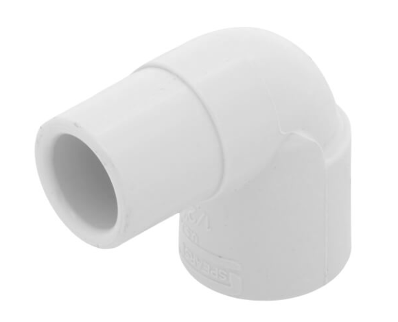 Schedule 40 PVC 90° Street Elbow (SPG x SOC)
