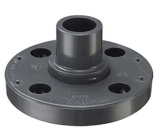 Schedule 80 PVC Van Stone Flange w/ PVC Ring (Spigot)
