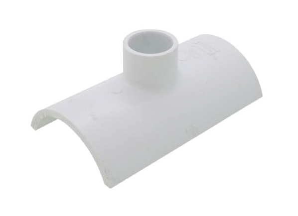 Schedule 40 PVC Reducing Saddle (OD x SOC)