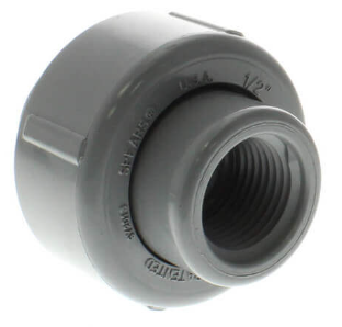 Schedule 80 CPVC FKM Union (Socket x FPT)