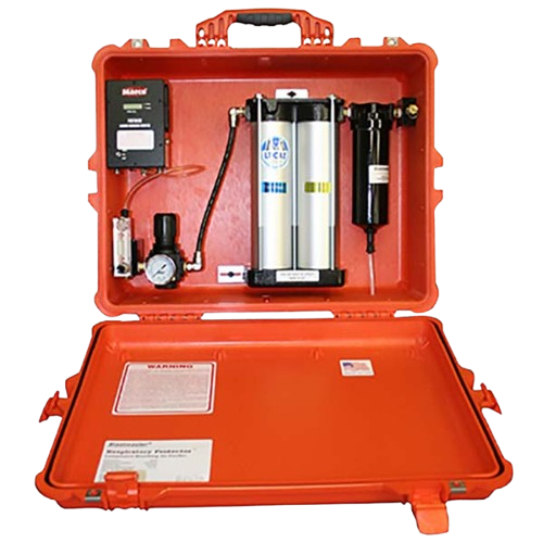 MST Inc Orange Respiratory Protector Exterior Case For COC50 w/ Holes