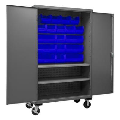 14 Gauge, Mobile Cabinets - H3502M-BLP-18-2S-5295