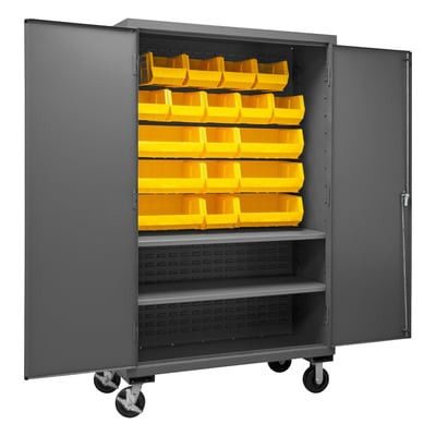 14 Gauge, Mobile Cabinets - H3502M-BLP-18-2S-95