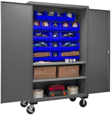 16 Gauge, Mobile Cabinets - H2502M-BLP-18-2S-5295