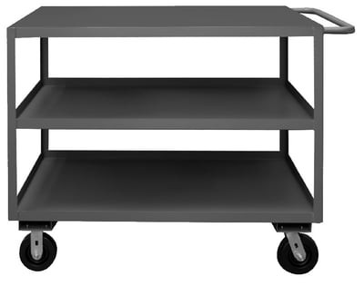 2 / 3 / 4 / 5 Shelf Stock Carts - HRSC-2436-3-3K-TLD-95