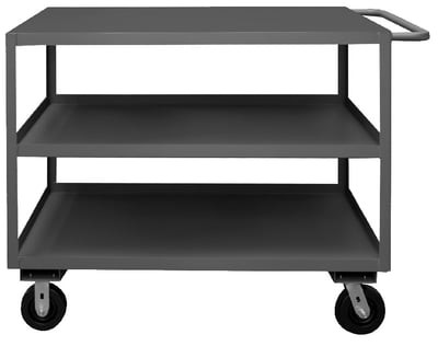 2 / 3 / 4 / 5 Shelf Stock Carts - HRSC-2448-3-3K-TLD-95