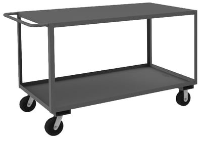 2 / 3 / 4 / 5 Shelf Stock Carts - HRSC-3048-2-3K-TLD-95