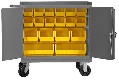 24" Wide Mobile Bench Cabinets - H3100-BLP-18-95