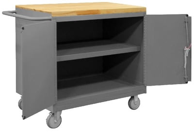 36/48" W Mobile Bench Cabinets - H3113-MT-95