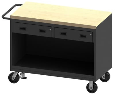 36/48" W Mobile Bench Cabinets - H3413-MT-FL-95