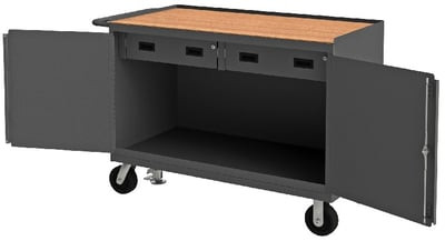 36/48" W Mobile Bench Cabinets - H3414-TH-FL-95