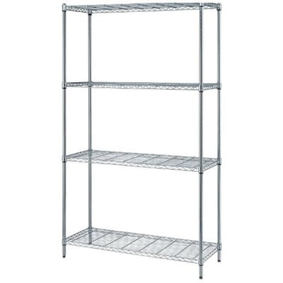4-Shelf Consumer Grade Wire Shelving - HRWR72-1848LD