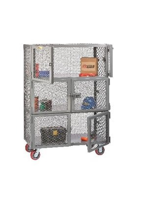 6 Door Mobile Storage Locker - HSC2-6D-3048-6PY