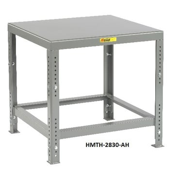 7 Gauge Adjustable Height Machine Tables - HMTH1-1630-AH