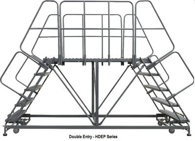 800 Lbs. Capacity Work Platform - Double Entry - HDEP7-2448