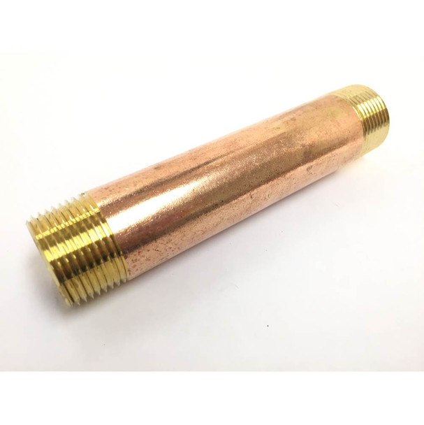 Pipe Nipple Red Brass 1 X 6" Nl