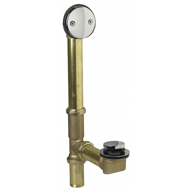 0141023 -  Ezy Touch W&o  20ga Tubular Brass W/ Chrome Trim