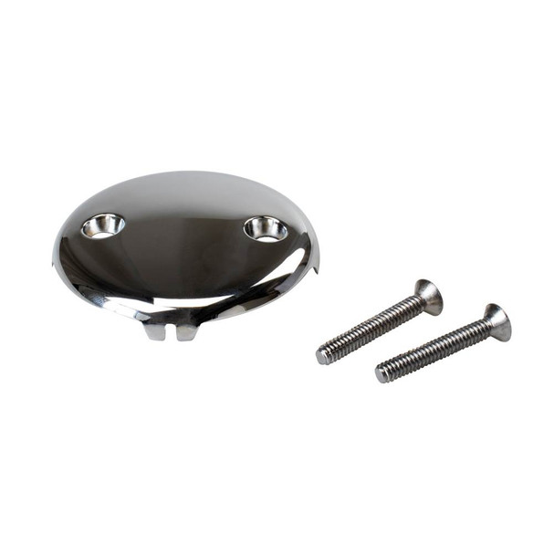 Two Hole Tub Face Plate Chrome