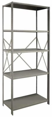 Beaded Post Industrial Clip Shelving - HDDJDP3007