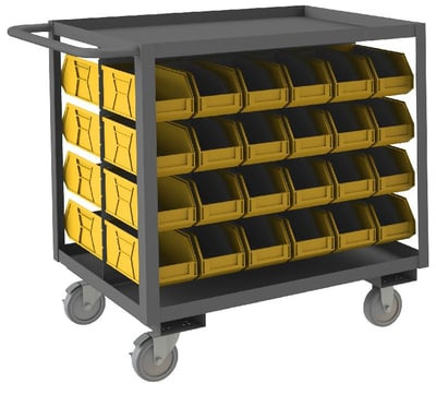 Bin Service Carts - HRSC-2436-BLP-48-230-95