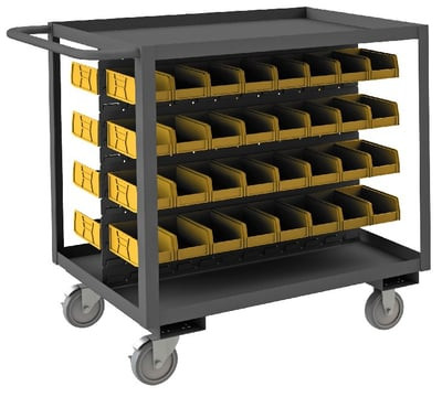 Bin Service Carts - HRSC-2436-BLP-64-220-95