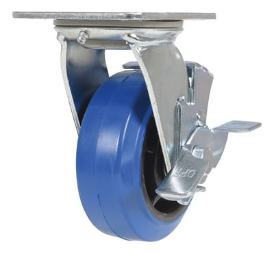 Blue Comfort+ Casters - HCST-BB-5X2ER-SWB