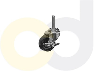 Casterdepot Threaded Stem Casters - Polyolefin Wheel - Capacities Up To 120 Lbs. - HC003.160