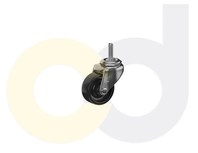 Casterdepot Threaded Stem Casters - Polyolefin Wheel - Capacities Up To 120 Lbs. - HC003.167