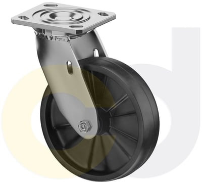 Casterdepot Top Plate Casters - Glass-Filled Nylon Wheel- Capacities Up To 1250 Lbs. - HC016.84E