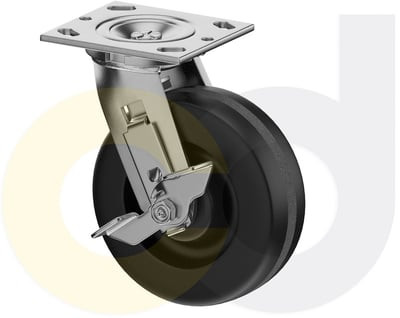 Casterdepot Top Plate Casters - Phenolic Wheel - Capacities Up To 1250 Lbs. - HC007.147