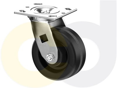 Casterdepot Top Plate Casters - Phenolic Wheel - Capacities Up To 1250 Lbs. - HC009.004
