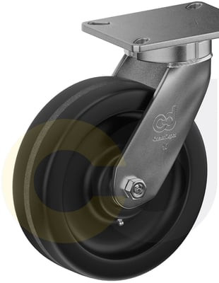 Casterdepot Top Plate Casters - Phenolic Wheel - Capacities Up To 3500 Lbs. - HC015.5B1