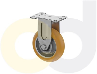 Casterdepot Top Plate Casters - Poly On Aluminum Wheel - Capacities Up To 350 Lbs. - HC092.604