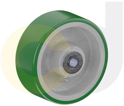 Casterdepot Top Plate Casters - Poly On Cast Iron Wheel - Capacities Up To 3000 Lbs. - HW003.8F2