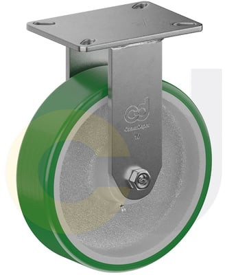 Casterdepot Top Plate Casters - Poly On Cast Iron Wheel - Capacities Up To 3500 Lbs. - HC000.259