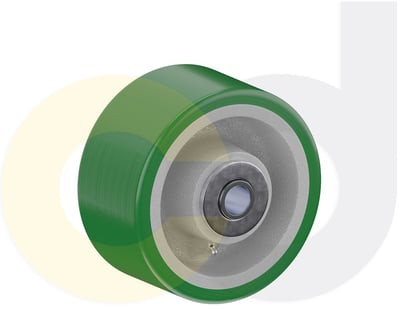 Casterdepot Top Plate Casters - Poly On Cast Iron Wheel - Capacities Up To 3500 Lbs. - HW003.930.cd