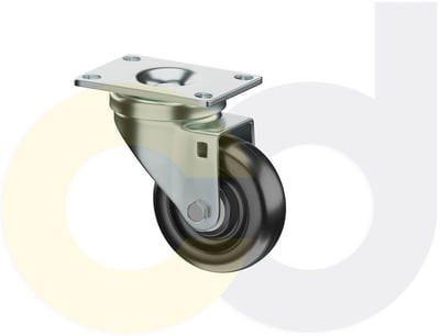 Casterdepot Top Plate Casters - Polyolefin Wheel - Capacities Up To 325 Lbs. - HC015.6F9