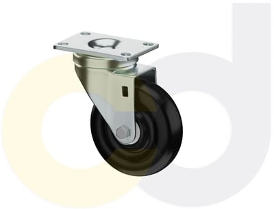 Casterdepot Top Plate Casters - Polyolefin Wheel - Capacities Up To 325 Lbs. - HC015.9E5