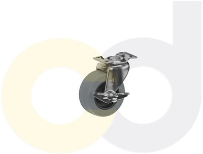 Casterdepot Top Plate Casters - Thermo-Urethane Wheel - Capacities Up To 120 Lbs. - HC003.317