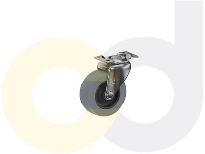 Casterdepot Top Plate Casters - Thermo-Urethane Wheel - Capacities Up To 120 Lbs. - HC003.334