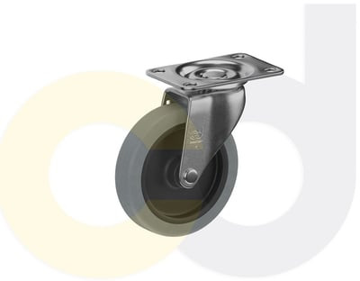 Casterdepot Top Plate Casters - Thermo-Urethane Wheel - Capacities Up To 120 Lbs. - HC003.558