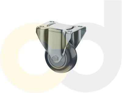 Casterdepot Top Plate Casters - Thermo-Urethane Wheel - Capacities Up To 350 Lbs. - HC015.BDC
