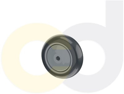 Casterdepot Top Plate Casters - Thermo-Urethane Wheel - Capacities Up To 350 Lbs. - HW003.564