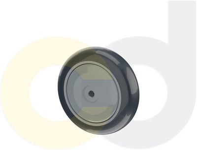 Casterdepot Top Plate Casters - Thermo-Urethane Wheel - Capacities Up To 350 Lbs. - HW003.565