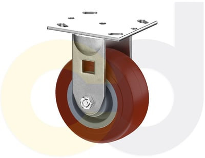 Casterdepot Top Plate Casters - Thermo-Urethane Wheel - Capacities Up To 800 Lbs. - HC016.786