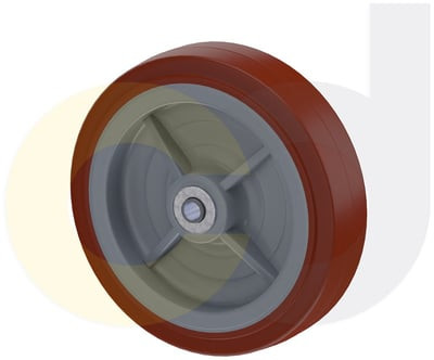 Casterdepot Top Plate Casters - Thermo-Urethane Wheel - Capacities Up To 800 Lbs. - HW031.458